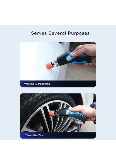 Lemestar Usb Şarjlı Mini Araç Parlatma Makinesi - 60w Güç, 3.7v Pil İle Otomobil Cilalama Ve Çizik Onarım Seti