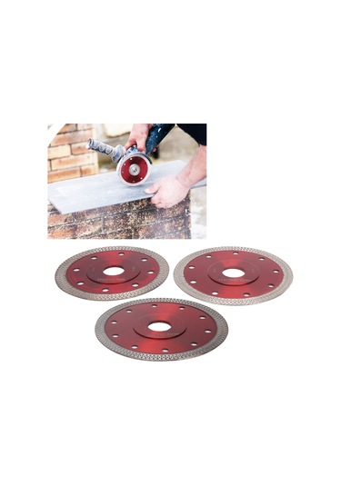 Tenfowee 3 Adet Elmas Testere Bladesi - Mermer, Çini, Granit Ve Fayans İçin Hızlı Ve Pürüzsüz Kesim Aracı