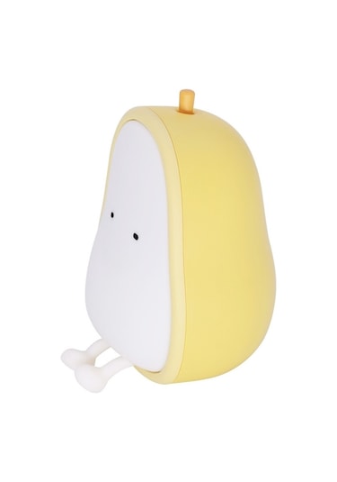 Soulader Yenilikçi Silikon Armut Tasarımı Şık Aydınlatma Modern Dekor Gece Lambası Beyaz