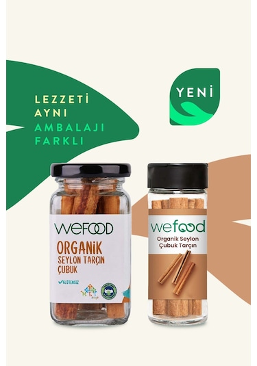 Wefood Organik Seylon Tarçın Çubuk 20 gr