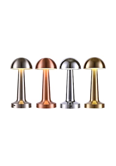 Cata Şarjlı Masa Lambası 3 Renk Modlu - Lizbon Gold Kasa CT-8429