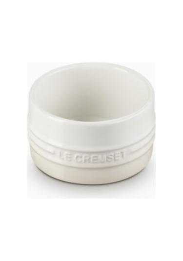 Le Creuset Seramik Ramekin, Istiflenebilir Lüks Sunum Kase Krem