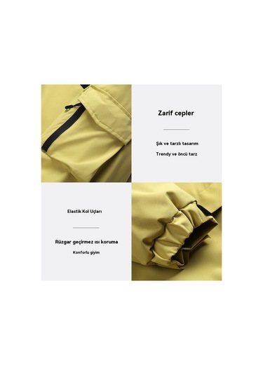 Kadınlar İçin Nasa Kışlık Açık Hava Termal Grafen Pamuklu Giysiler Beyaz