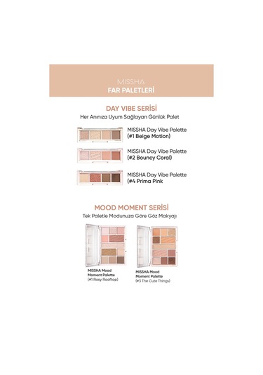 Yoğun Pigmentli Mat Ve Işıltılı Tonlar Barındıran 4'lü Far Paleti Day Vibe Palette 4 Prima Pink 4