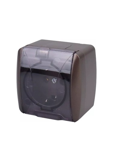 Tdmelectric Tekli Dış Mekan Prizi, Topraklamalı Ve Kapaklı 218668631 Seliger