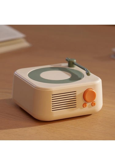 Butu Yuvarlak X17 Vintage Kablosuz Bluetooth Hoparlörü