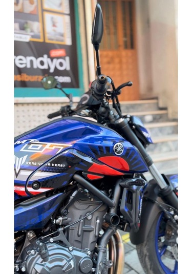 Mt-07 2020-2023 Mavi Japan Full Body Kit Sticker Set Çok Renkli