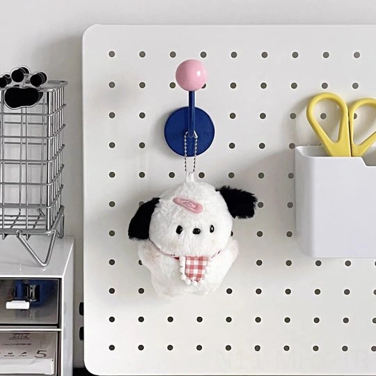 Monyee Renkli Mıknatıslı Duvar Kanca: Mutfak/banyo İçin Deliksiz, Güçlü Tutucu, Dekoratif Tasarım Açık Yeşil + Pembe