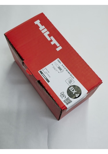 Hilti Bx4 Uyumlu X-c 27 B4 Mx Bulk Beton Çivileri Şeritli 27 Mm 1000 Adet