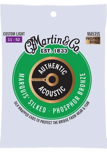 Martin Co Ma535s Marquis Phosphor Bronze Akustik Gitar Teli Cstm Lt 11-52