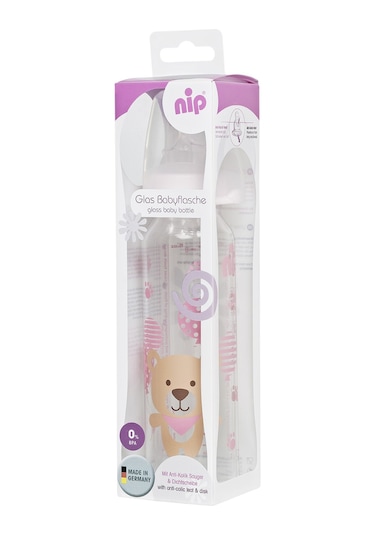 Nip 250 ML Antikolik Cam Biberon Kız