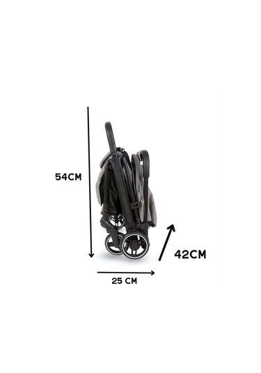 Bagi Gravity Autofold Bebek Arabası / Gri