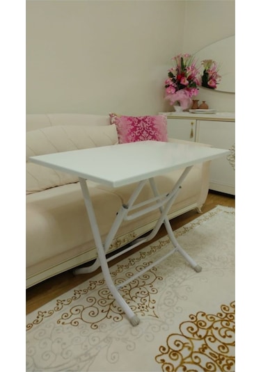 60x90 Cm Şık Katlanır Masa - Sağlam Malzeme Nocolor-dc35e1a4