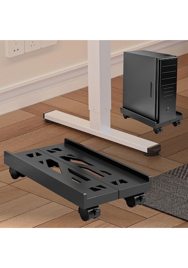 Homyl Cpu Tutucu Standı Masa Altında Ev Ofis Oyun Pc'si Siyah