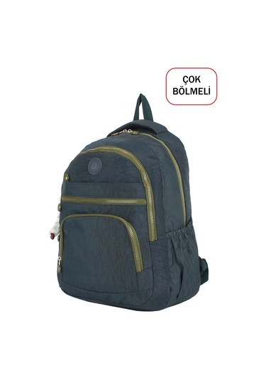 Dada Okul Sırt Çantası Yeşil Ortaokul Lise Geniş İç Hacim Ortopedik Su Geçirmez Kumaş Yeşil