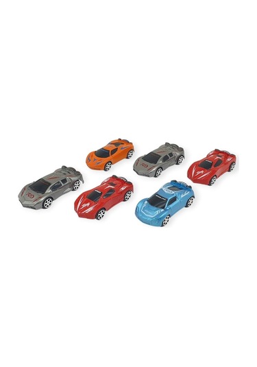 Racing 6 Parça Araç Seti - Hy09 Çok Renkli