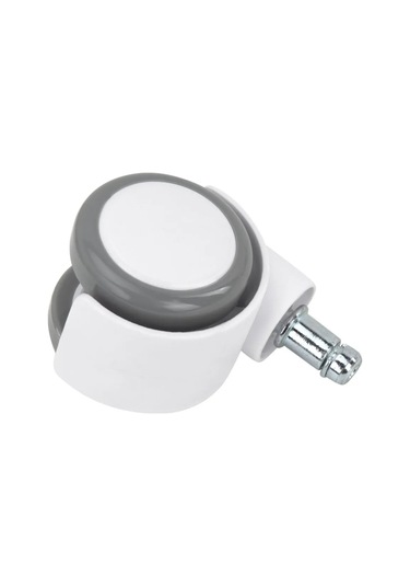 Brabıx Ofis Koltuğu Tekerlekleri, Kauçuk Dişli Set 5 Adet 415726102 Beyaz