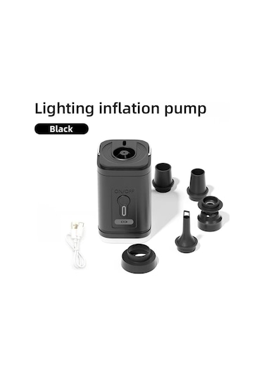 Suntek Şişme Minderler Için Elektrikli Hava Pompası Hava Siyah