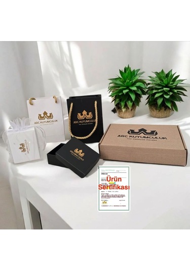 Serbest Temalı Yaprak Figürlü Örgülü 14 Ayar Altın Plakalı Hediye Bileklik-331sembol-kahverengi Altın