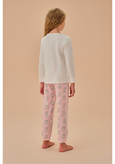 Suwen Bella Çocuk Pijama Takımı Shc25221660a1354 Lamp Çok Renkli