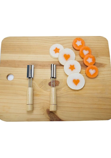 Dofolink Ev İçi Paslanmaz Çelik Cupcake Çekirdek Alıcı - Pasta, Sebze, Meyve Kalıbı İle Puf Pastalarını Doldurmak İçin Çiçek Desenli Kalıp