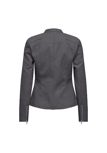 Onlava Faux Leather Bıker Otw Noos Antrasit Antrasit