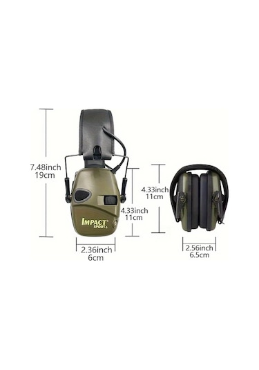 Motion003 Siyah Elektronik Kulaklık Katlanabilir Gürültü Azaltma Spor Ve Kış İçin Uygun