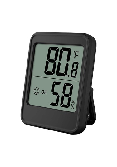 Suntek Dijital Higrometre Okunması Kolay Taşınabilir Çok Mc40-siyah