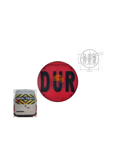 Işıklı Dur Levhası Ledli