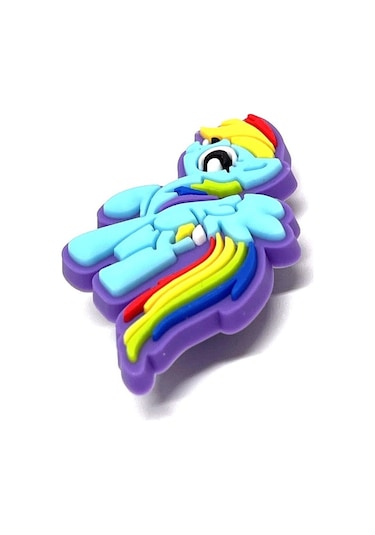 Crocs Terlik Süsü & Renkli Aksesuar Jibbitz Buz Mavisi