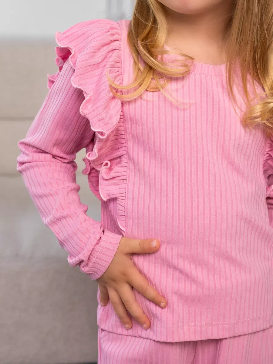 Nika Boo Şık Pantolon Takım Kıyafet Çift Seti 241287267 Pembe