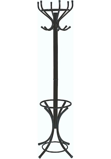 Teknor Askılık - Metal Askılık - Metal Ayaklı Askılık - Portmanto Siyah