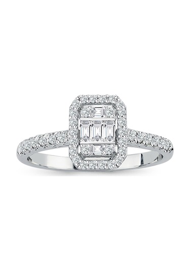 Modern Tasarım Baget Kare Tektaş Yüzük