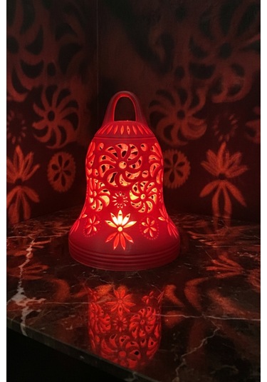 Oxyteez Dekoratif Tasarım Biblo Kırmızı Renk Reçine Tasarım Ev Ve Ofis Dekorasyonu