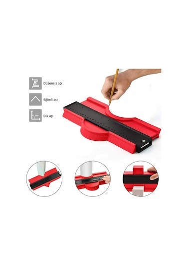 5428 Şablon Tarağı Şekil Kontur Çevre Kalıplama 250 MM