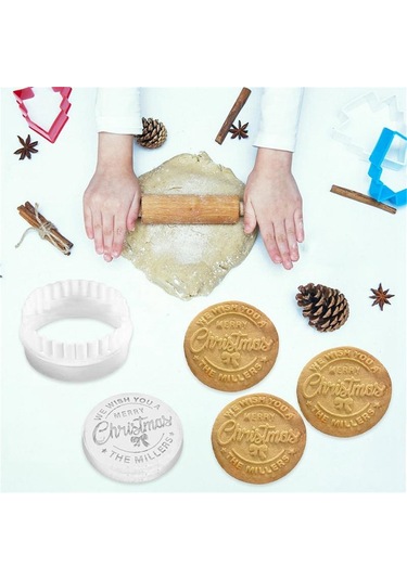 Sointeresting Mutlu Noel Kurabiye Kalıbı Noel Kurabiye Kurabiye Pişirme Noel Kalıbı Mutfak Alet Mühür Gösterildiği Gibi