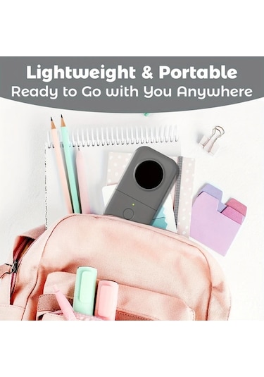 Willowhaven Phomemo Mor Etiket Yazıcı Kablosuz Portatif Mini Akıllı Sticker Makinesi Şablonlu