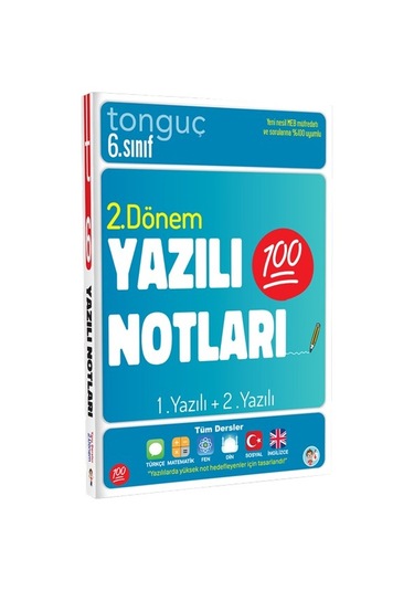 Tonguç Akademi 6. Sınıf Yazılı Notları 2. Dönem 1. ve 2. Yazılı