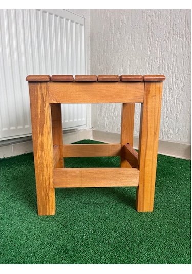 Tabure Kayın Ağacından 37 Cm Yükseklik Kayın