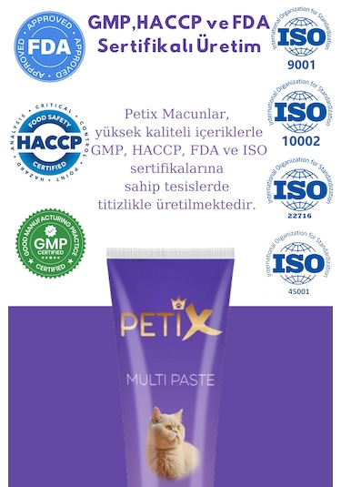 Petix Multivitamin Kedi Macunu ve Tüy Yumağı Önleyici 100 G