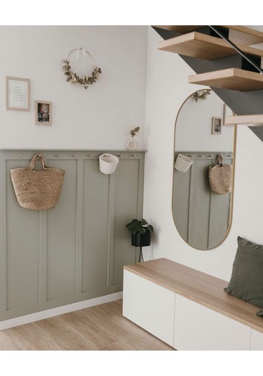 Model Alfa Dekoratif Ayna Duvar Aynası Konsol Aynası Mdf Elips Ayna 120x50 120 X 50 Gold