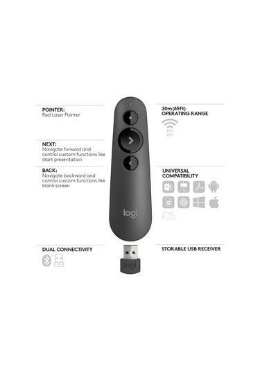 Logitech R500 Sunum Kumandası