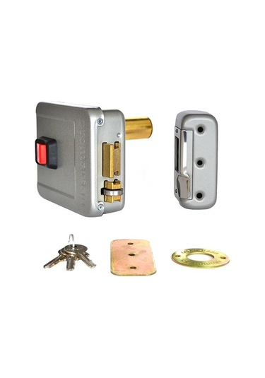 Otomatsan 70mm Nikel Elektrikli Kapı Otomatı