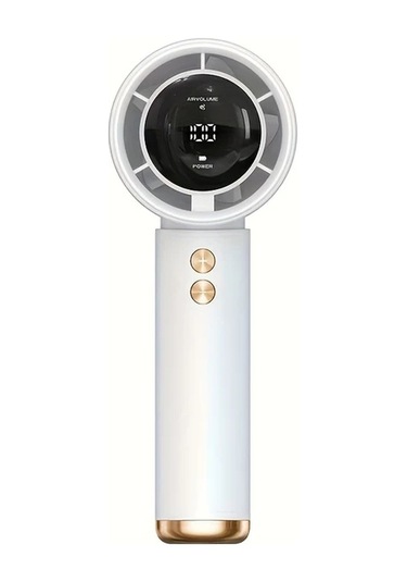 Boatshop1 Siyah Taşınabilir El Tipi Fan 100 Hız Ayarlı Usb Şarj Edilebilir 1200mah Pil Abs Gövde İç Dış Mekan