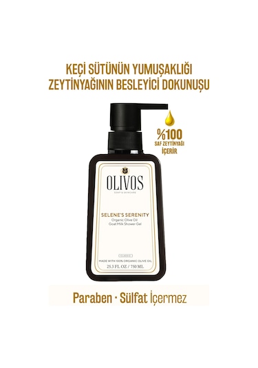Olivos Saf Zeytinyağlı ve Keçi Sütlü Duş Jeli 750 ML