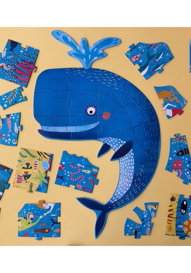 Londji My Big Blue Puzzle Canlı Renkler