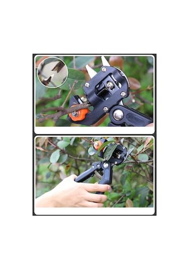 Hangfox Ağaç Ve Çiçek Aşısı Araç Seti - 9 Parça: Budama Ve Kesme Fonksiyonu, 3 Yeşil Filmi, Yüksek Kalite Karbon Çelik Bıçaklar