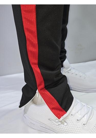 Jump Erkek Scuba Slim Fit Eşofman Altı Siyah/kırmızı Jump Erkek Scuba Slim Fit Eşofman Altı Siyah/kırmızı