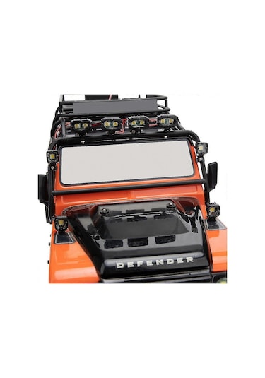 Yaozixa 1:10 Rc Araçlar İçin 5050 Led İkili Fener, Trx4/scx10 Uyumlu, Aydınlatma Fonksiyonu, 5-8v Çalışma Voltajı, Plastik+metal Malzeme