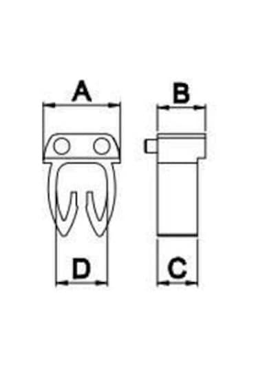 400 ADET NO:1 KABLO ETİKETİ 3 BASKILI